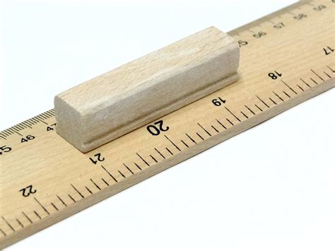 Habercrafts Wooden Rule 1 Meter Yard Stick Ruler Imperial And Metric