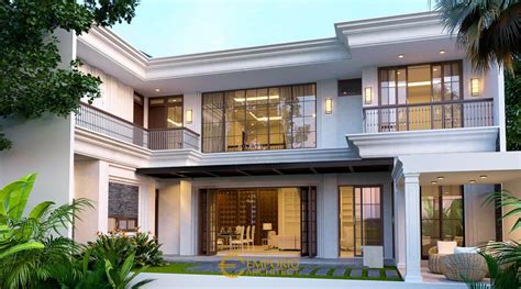 Kami siap melayani desain rumah anda Desain Rumah Classic 2 Lantai Bapak Ito di Jakarta Selatan