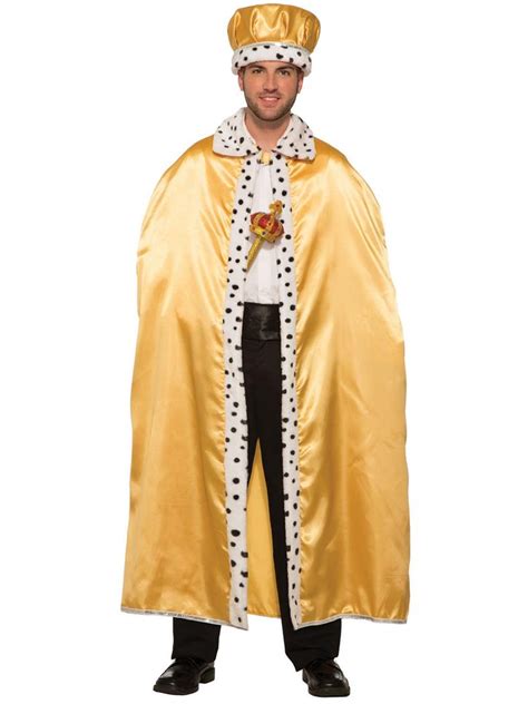 gold adult king crown gold king crown royal cape king costume