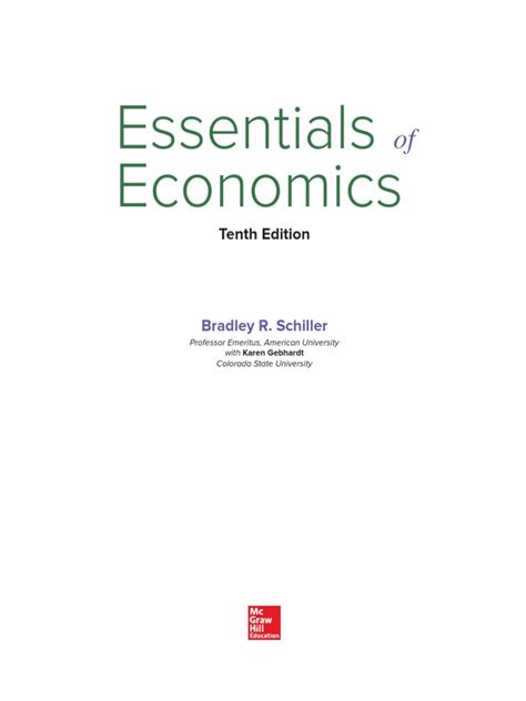 Essentials Of Economics 10th Edition 2016 Pdf Macroeconomics