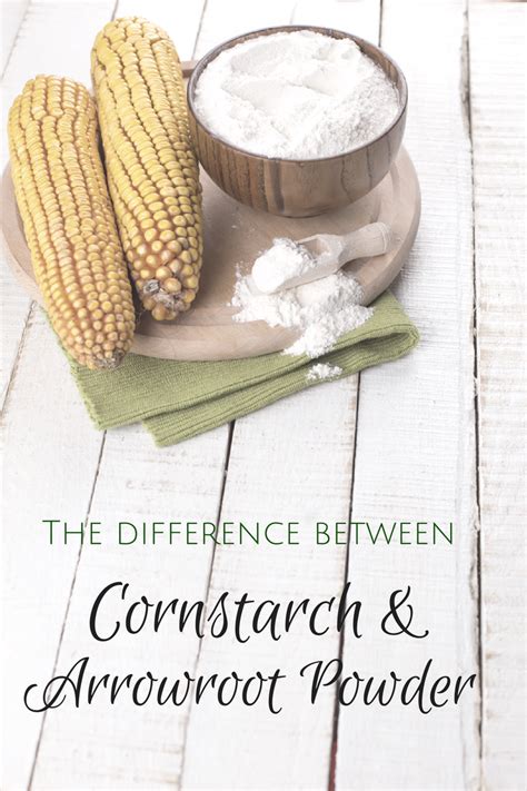The rest of the nutrient profile is essentially the same for both the products. The Difference Between Cornstarch and Arrowroot Powder