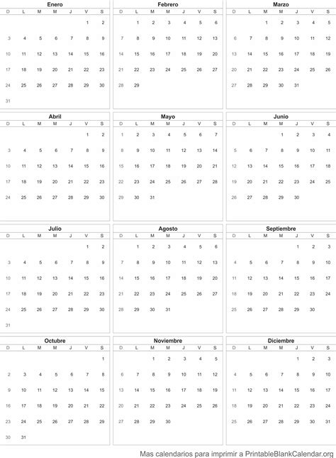 Calendario 2016 Para Imprimir Calendarios Para Imprimir