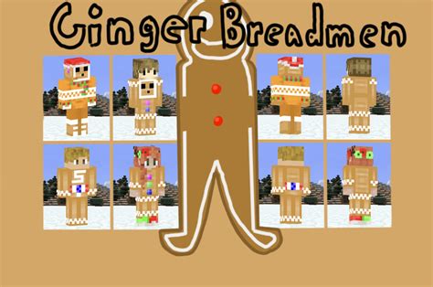 Ginger Breadmen Skins Rminecraftchampionship