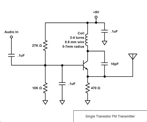 Single Transistor Fm Transmitter Eeweb