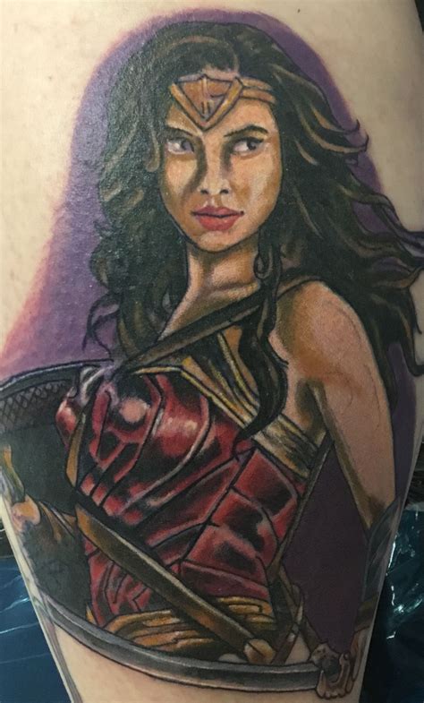 Wonder Woman Tattoo Wonder Woman Tattoo Tattoos Portrait Tattoo