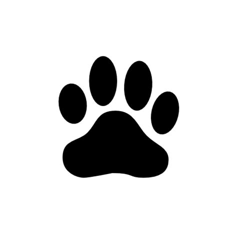 Animal Paw Vector Icon Animals Icons Icons Download Png Transparent