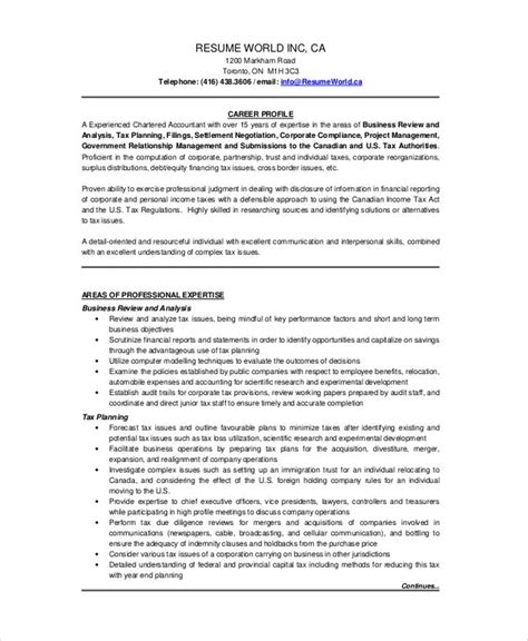 When searching for resume samples for job application consider the perspective of the hiring manager and think about the qualities and proficiencies that you might like to see if you were in his or her position. Chartered Accountant Resume Template - 5+ Free Word, PDF ...