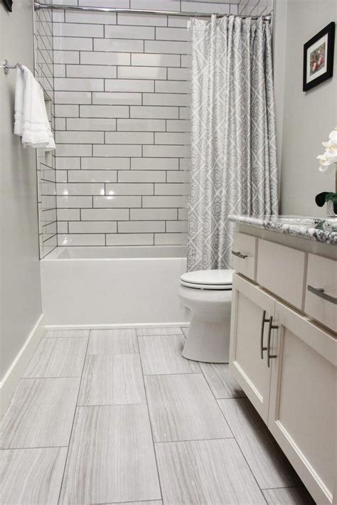 Small White Bathroom Whitebathroomsink Vinyl Flooring Bathroom Grey