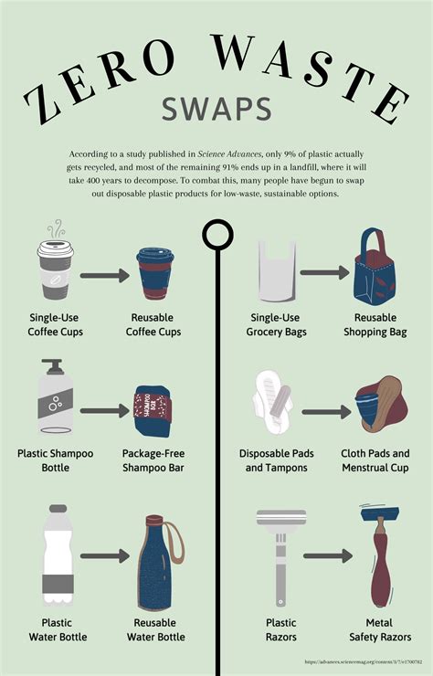 INFOGRAPHIC: Zero waste swaps – TommieMedia