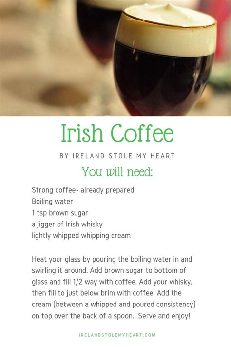 The Story Behind Irish Coffee Plus A Real Irish Coffee Recipe Ireland Stole My Heart