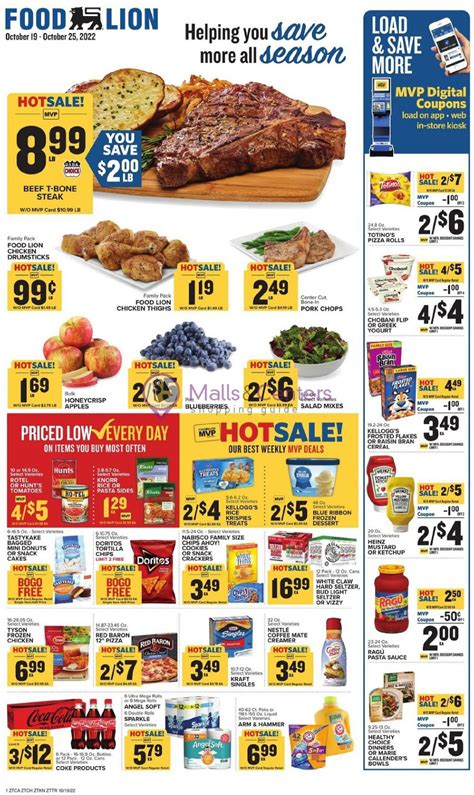 Food Lion Weekly Ad Sales Flyers Specials Mallscenters