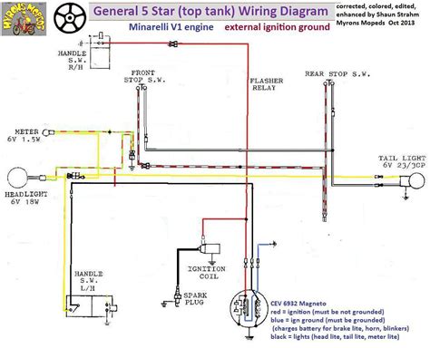 Typical ignition switch wiring diagram gas scooter electrical. Moped Ignition Wiring Diagram - Wiring Diagram