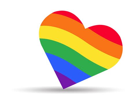 Our hope is that more individuals will see the stories and images shared by the couples in the love is love project. rainbow flag LGBT symbol on heart - Download Free Vectors ...