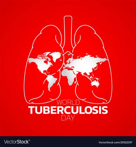 World Tuberculosis Day Logo Icon Design Royalty Free Vector