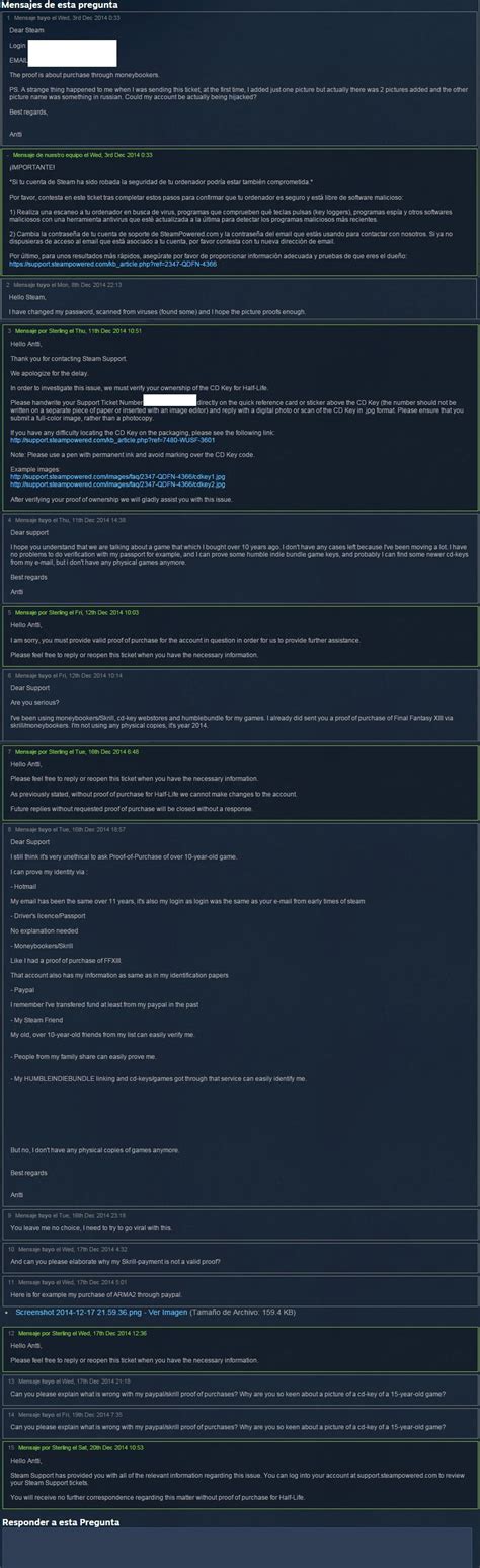 View Steam Support Ticket Ecosia Images