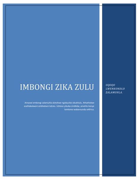 Ndebele Poems Inkondlo Zikasibeko