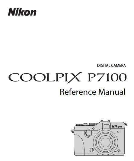 Nikon Coolpix P7100 Manual Camera Owner User Guide And Instructions
