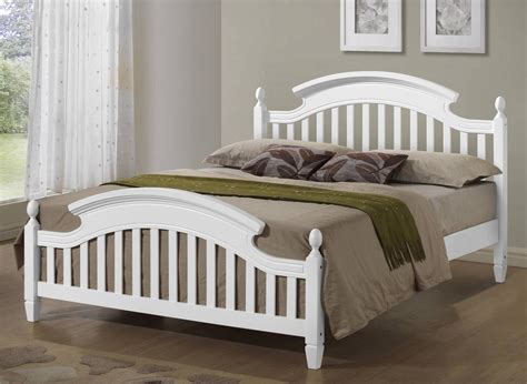 Are between 31.5 to 47 inches wide and have a length of 79 to 87. Zara White Wooden Arched Headboard Bed Frame in 3ft Single ...