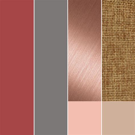That's why it's the most common color in office blocks. Wedding Colors -- Cranberry, Smokey Grey, Rose Gold, Burlap | Fall wedding color palette ...