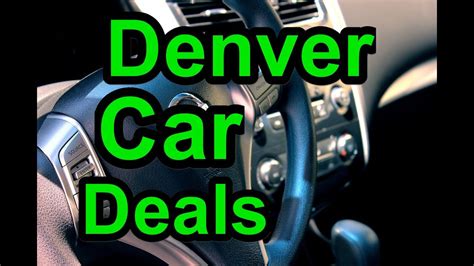 Best Car Deals | Denver Colorado - YouTube