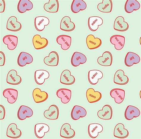Sassy Valentines Fabric Conversation Hearts By Annaboo Etsy