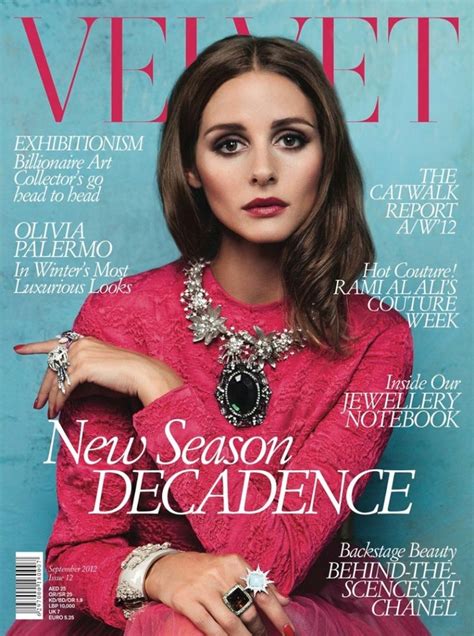 Olivia Palermo For Velvet Magazine September 2012 Fab Fashion Fix