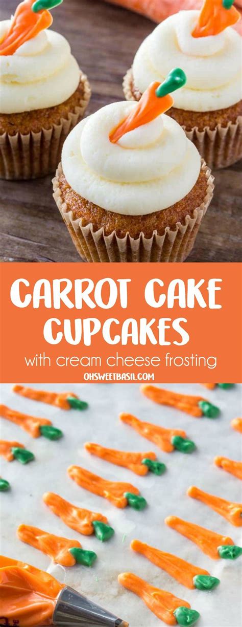This cake is a rich, dark, moist fruit cake, very flavorful at christmas. Carrot Cake Cupcakes with Cream Cheese Frosting - Oh Sweet ...