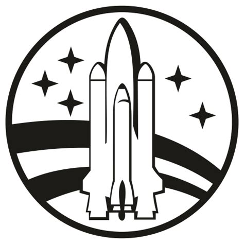 Nasa Space Shuttle Vintage Black Svg Download Nasa Space Shuttle