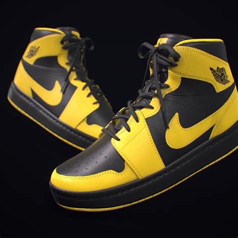 Sneakers Nike Air Jordan Exclusive Colors Cgtrader
