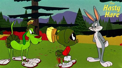 The Hasty Hare 1952 Looney Tunes Bugs Bunny And Marvin The Martian