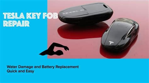 Tesla Key Fob Battery Replacement Water Damaged Tesla Model S Youtube