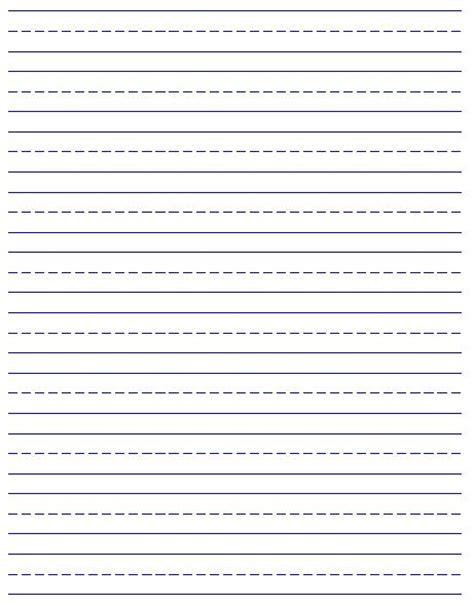 Handwriting paper in black and white or grayscale via donnayoung.org. Free Printable Handwriting Paper | Paper Printable Graph Paper | Writing and Penmanship Paper ...