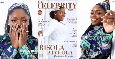 Bisola Aiyeola Graces Cover Of Latest Edition Of The Celebrity Shoot