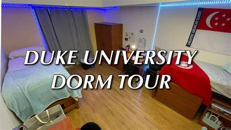College Dorm Tour 2021 Duke University Freshman Year Youtube
