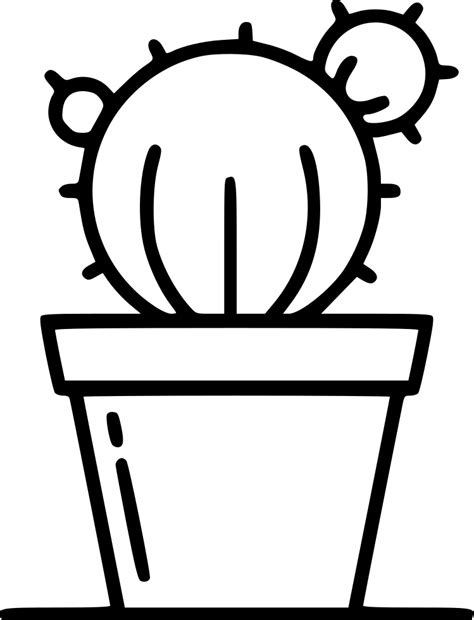 Outline Clipart Cactus Outline Cactus Transparent Free For Download On
