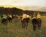 Edgar Degas (France 1834-1917)- Race Horses at Longchamp, 1874 | Degas ...