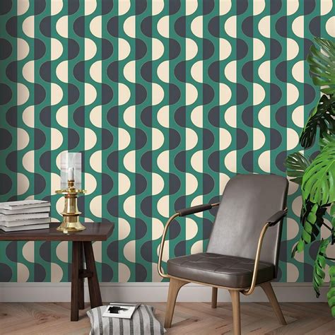 Tempaper Luna Emerald Self Adhesive Removable Wallpaper