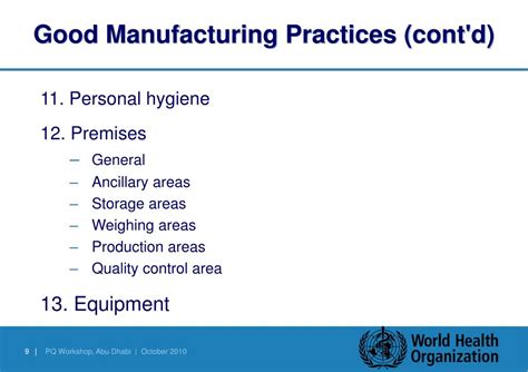 Ppt Good Manufacturing Practices Purpose And Principles Of Gmp