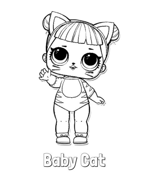 Kitty Queen Lol Coloring Pages Inerletboo