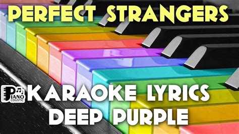 Perfect Strangers Deep Purple Karaoke Lyrics Version Hd Youtube