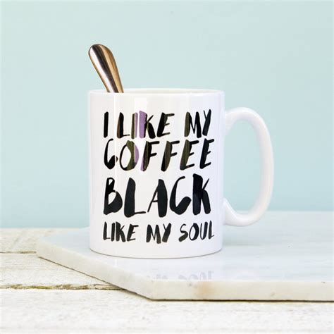 I Like My Coffee Black Mug Mugs Black Coffee Black Coffee Mug