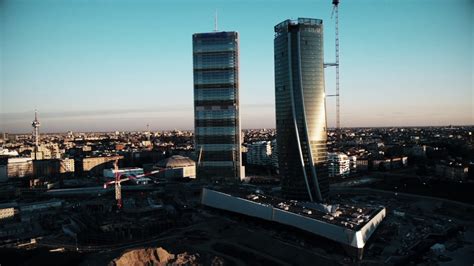 Citylife Milan Generali Tower By Zaha Hadid By Drone
