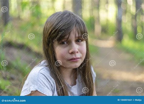 Portrait Of A Girl Crying Stock Image Image Of Pain 184001661