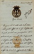 Autografo di Tommaso di Savoia-Genova Ammiraglio Torino Vettor Pisani ...