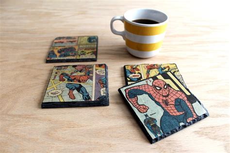 How To Decoupage Vintage Comic Books Onto Slate Coasters Ehow