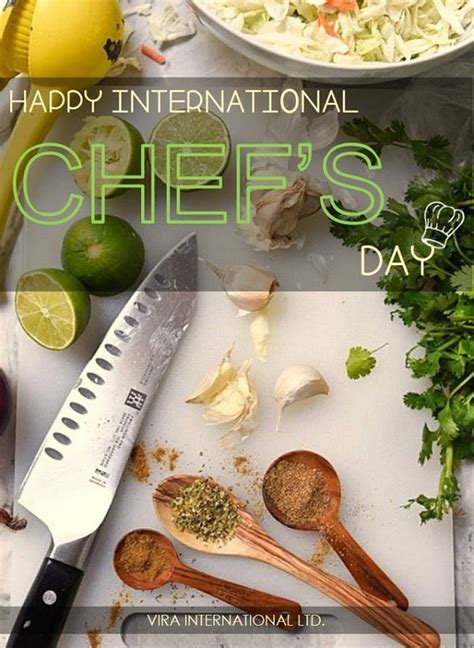 _if you are cold, tea will warm you; We support International Chef's Day and so should you ...