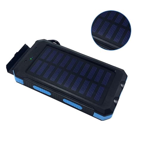 Waterproof Solar Power Bank 20000mah Dual Usb Li Polymer Mobile Phone