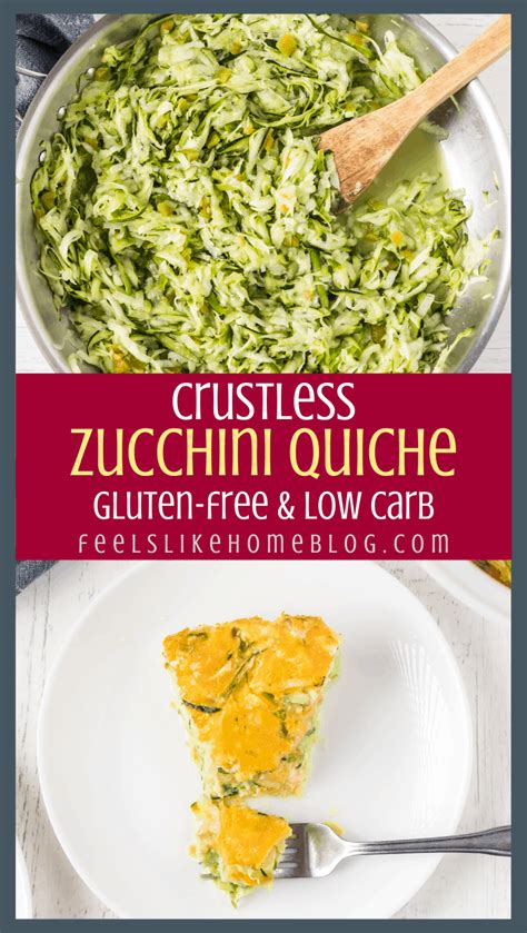 This Crustless Zucchini Quiche Recipe Is Super Quick And Easy Low Carb