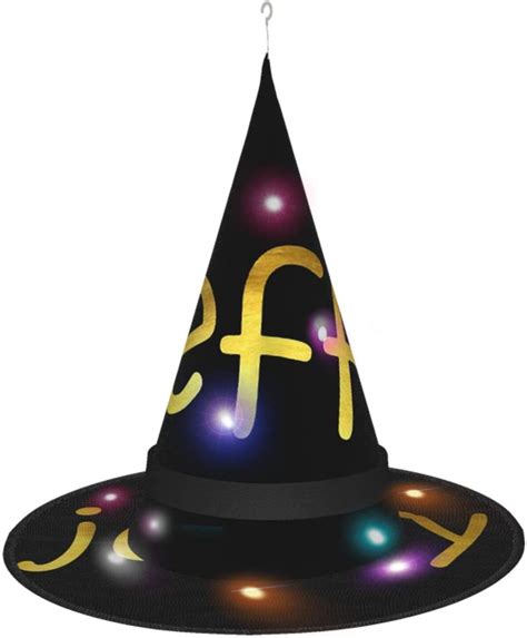 Sml Jeffy Halloween Decoration With Lighted Witch Hat Can