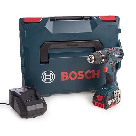 Toolstop Bosch Gsb 18 2 Li Plus Professional Compact Combi Drill 1 X 3